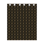 Chi Rho Orthodox Pattern Print Curtain