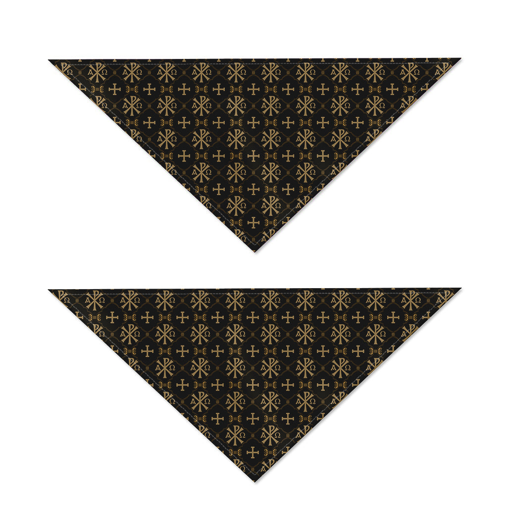 Chi Rho Orthodox Pattern Print Dog Bandana