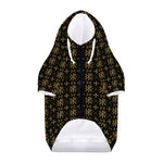 Chi Rho Orthodox Pattern Print Dog Zip Up Hoodie