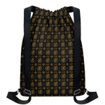 Chi Rho Orthodox Pattern Print Drawstring Backpack