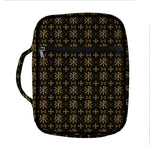 Chi Rho Orthodox Pattern Print Front Pocket Bible Bag