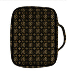 Chi Rho Orthodox Pattern Print Front Pocket Bible Bag
