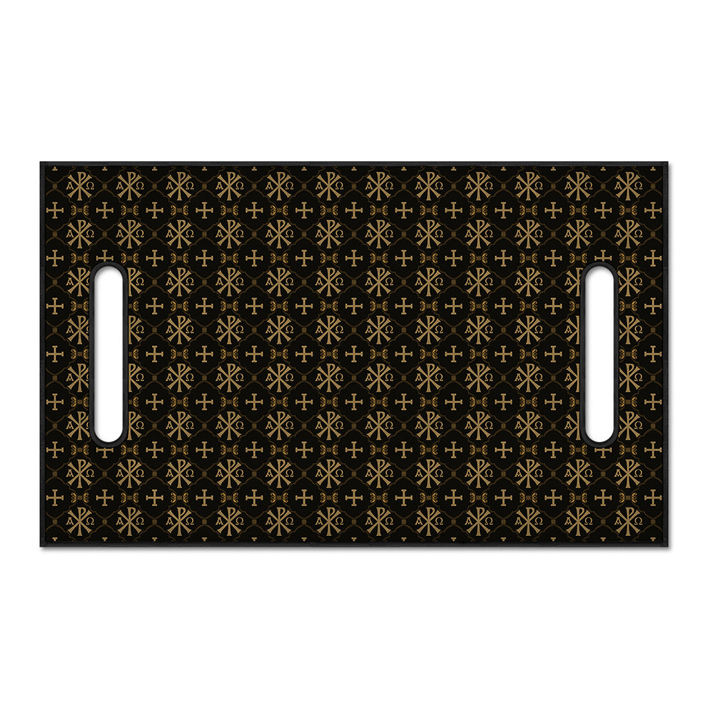 Chi Rho Orthodox Pattern Print Golf Cart Seat Cover