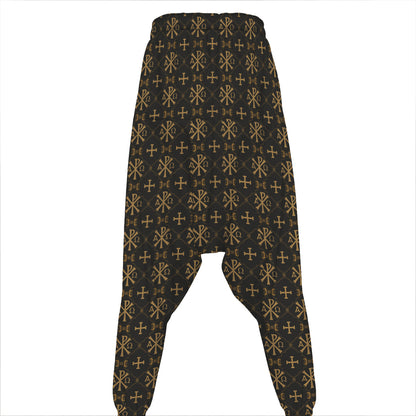 Chi Rho Orthodox Pattern Print Hammer Pants