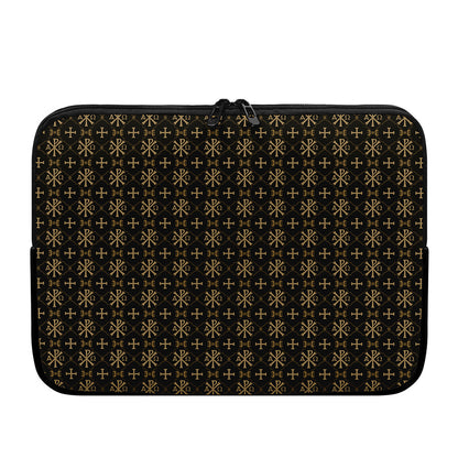 Chi Rho Orthodox Pattern Print Laptop Sleeve