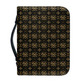 Chi Rho Orthodox Pattern Print Leather Bible Cover