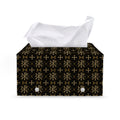 Chi Rho Orthodox Pattern Print Leather Tissue Box Cover