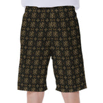 Chi Rho Orthodox Pattern Print Men's Beach Shorts