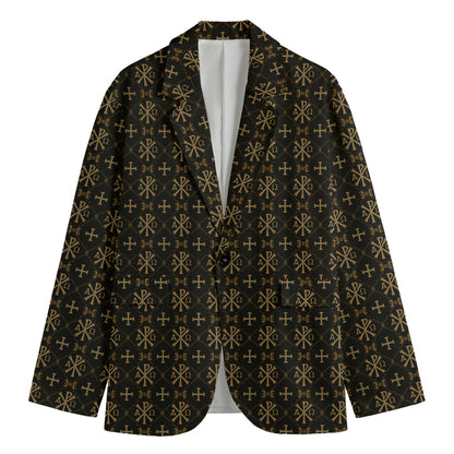 Chi Rho Orthodox Pattern Print Men's Blazer