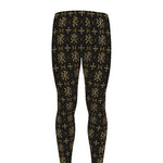Chi Rho Orthodox Pattern Print Men's leggings