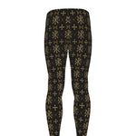 Chi Rho Orthodox Pattern Print Men's leggings