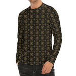 Chi Rho Orthodox Pattern Print Men's Long Sleeve Rash Guard