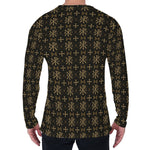 Chi Rho Orthodox Pattern Print Men's Long Sleeve T-Shirt