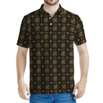 Chi Rho Orthodox Pattern Print Men's Polo Shirt
