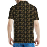Chi Rho Orthodox Pattern Print Men's Polo Shirt