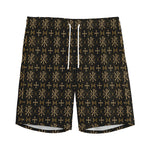 Chi Rho Orthodox Pattern Print Men's Sports Shorts
