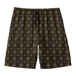 Chi Rho Orthodox Pattern Print Men's Swim Trunks