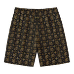 Chi Rho Orthodox Pattern Print Men's Swim Trunks