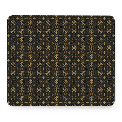 Chi Rho Orthodox Pattern Print Mouse Pad