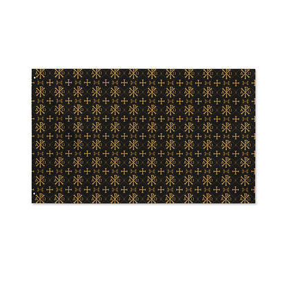 Chi Rho Orthodox Pattern Print Polyester Flag