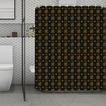 Chi Rho Orthodox Pattern Print Polyester Shower Curtain