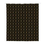 Chi Rho Orthodox Pattern Print Polyester Shower Curtain