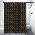 Chi Rho Orthodox Pattern Print Premium Shower Curtain