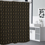 Chi Rho Orthodox Pattern Print Premium Shower Curtain