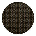 Chi Rho Orthodox Pattern Print Round Blanket