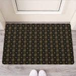 Chi Rho Orthodox Pattern Print Rubber Doormat
