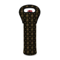 Chi Rho Orthodox Pattern Print Single Neoprene Wine Tote