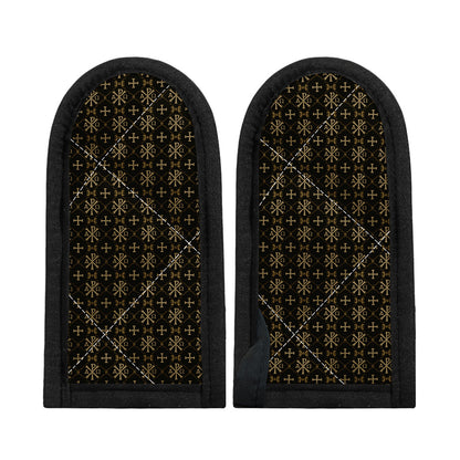 Chi Rho Orthodox Pattern Print Skillet Handle Cover
