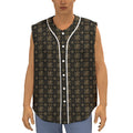 Chi Rho Orthodox Pattern Print Sleeveless Baseball Jersey