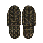 Chi Rho Orthodox Pattern Print Slippers