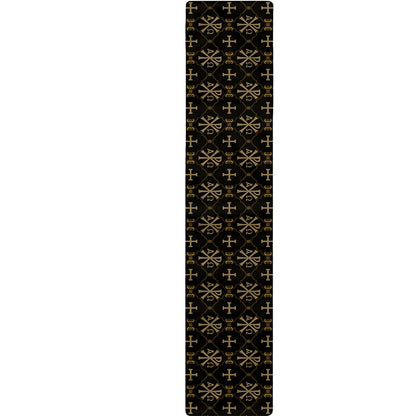 Chi Rho Orthodox Pattern Print Table Runner