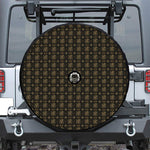 Chi Rho Orthodox Pattern Print Tire Cover With Camera Hole