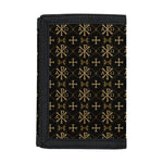 Chi Rho Orthodox Pattern Print Trifold Wallet