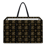 Chi Rho Orthodox Pattern Print Utility Tote Bag