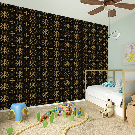 Chi Rho Orthodox Pattern Print Wall Sticker