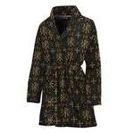 Chi Rho Orthodox Pattern Print Women's Bathrobe