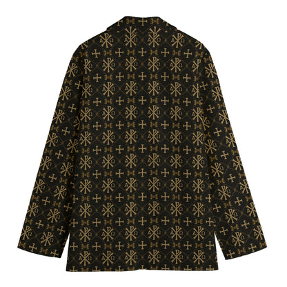 Chi Rho Orthodox Pattern Print Women's Blazer