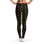 Chi Rho Orthodox Pattern Print Women's Leggings