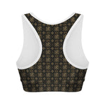 Chi Rho Orthodox Pattern Print Women's Sports Bra