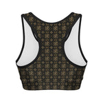 Chi Rho Orthodox Pattern Print Women's Sports Bra