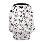 Chicken Ink Painting Pattern Print Baby Seat Cover