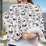 Chicken Ink Painting Pattern Print Baby Seat Cover