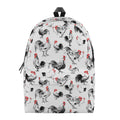 Chicken Ink Painting Pattern Print School Backpack