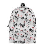 Chicken Ink Painting Pattern Print Backpack
