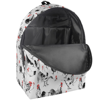 Chicken Ink Painting Pattern Print Backpack