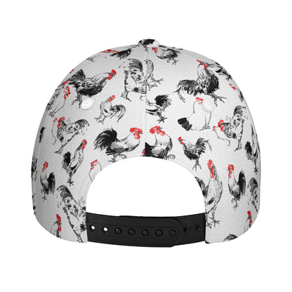 Chicken Ink Painting Pattern Print Baseball Cap